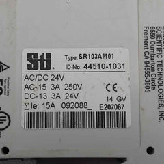 Omron Sr103am01 Safety Relay Ac/dc 24v-15a