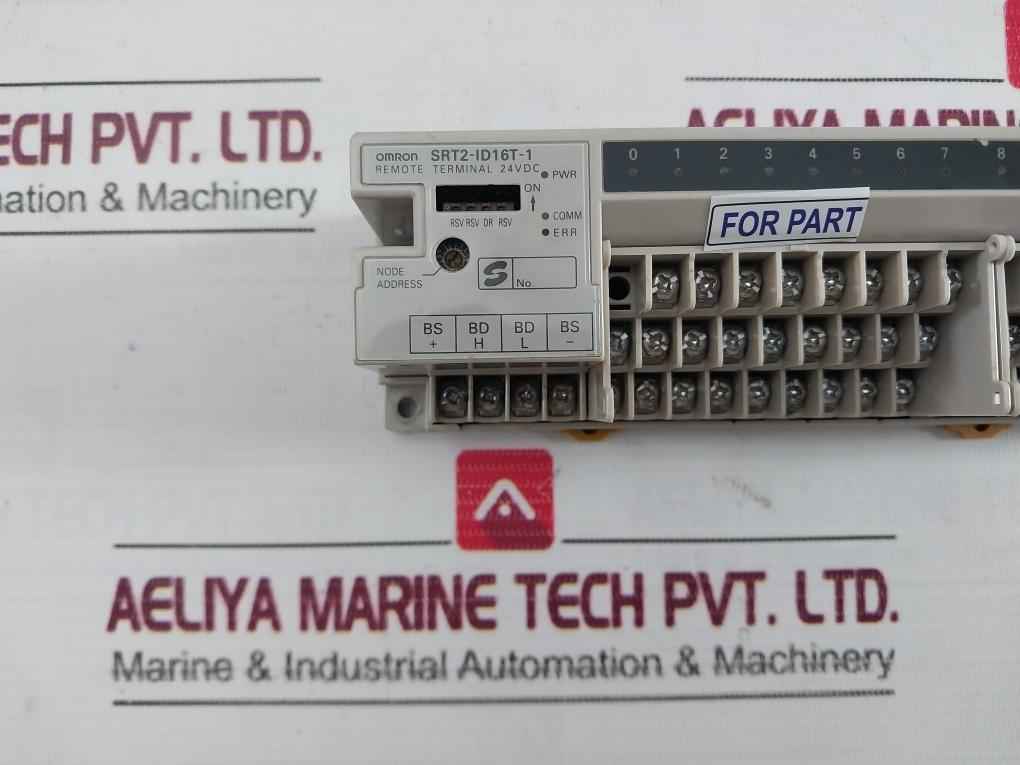 Omron Srt2-id16T-1 Remote Terminal 24V Dc 6Ma/Point (Not Working)
