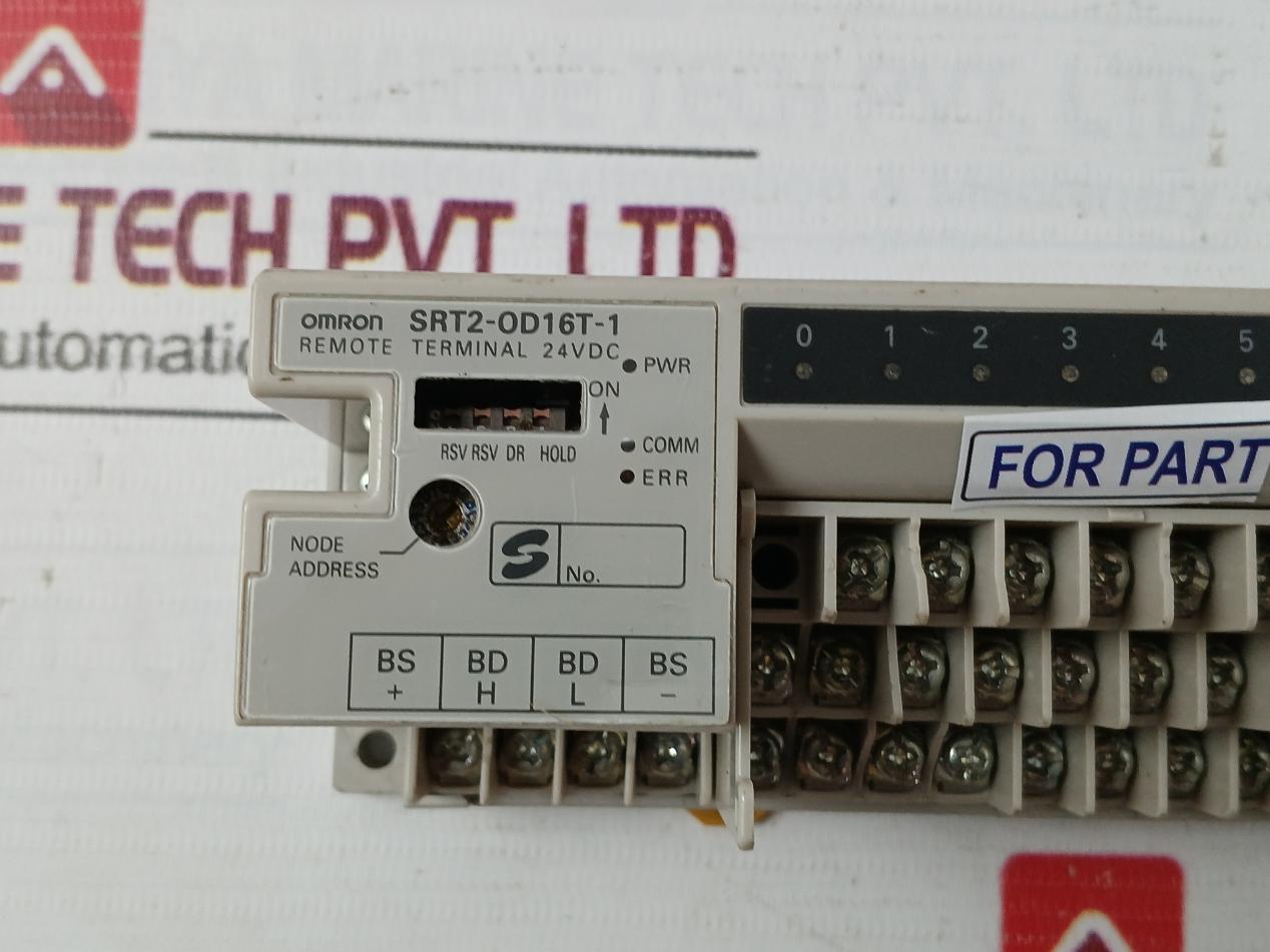 Omron Srt2-od16T-1 Remote Terminal 24V Dc(Not Working)