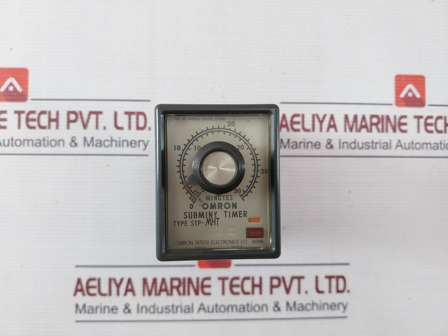Omron Stp-mht Motor Driven Subminy Timer 0-30/36Min 250Vac 50/60Hz 482G 0.5Sec