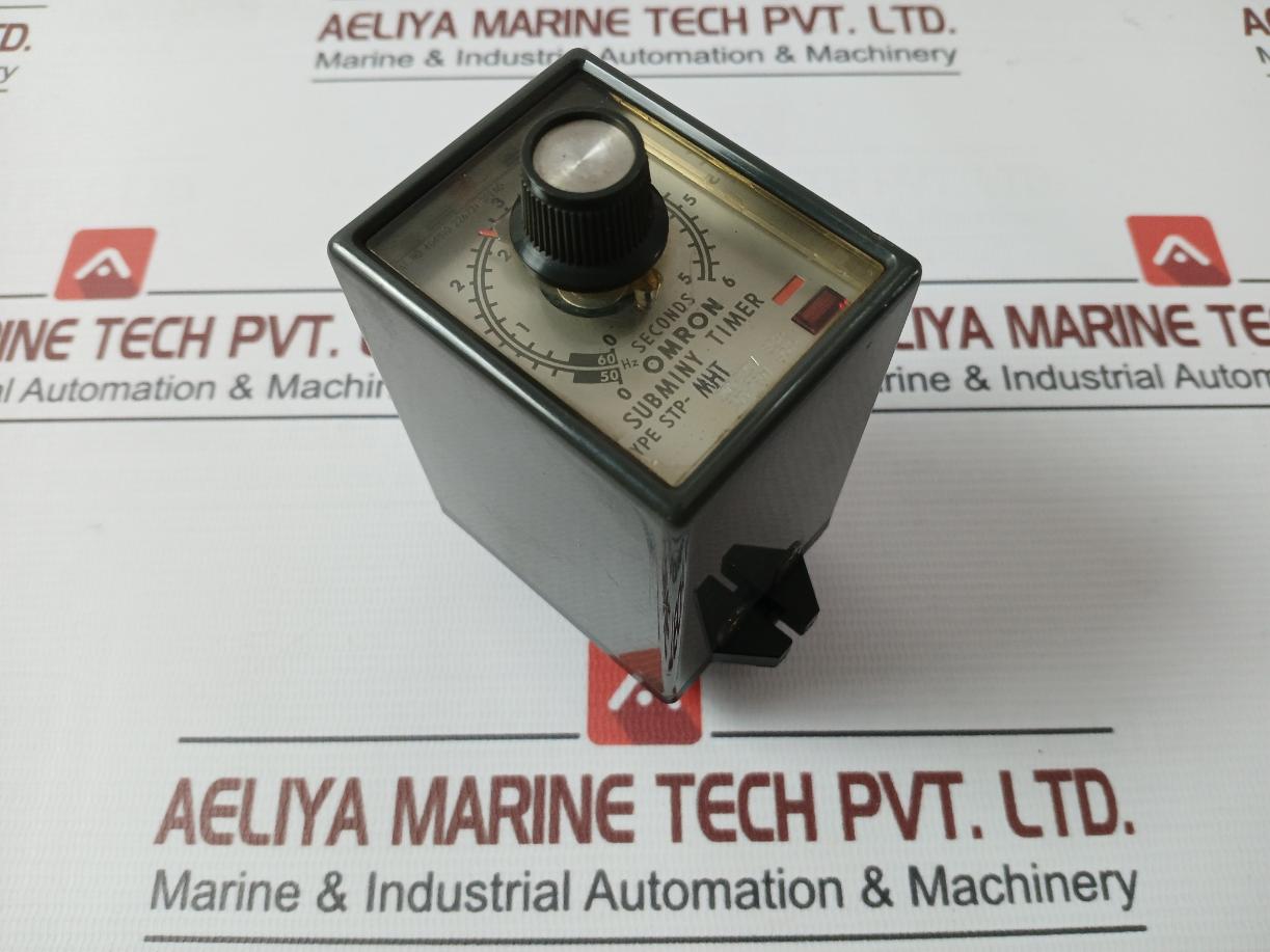 Omron Stp-mht Subminy Timer 200-220V 50Hz 6Va 0.5 Sec 482F 0-6 Sec 50Hz