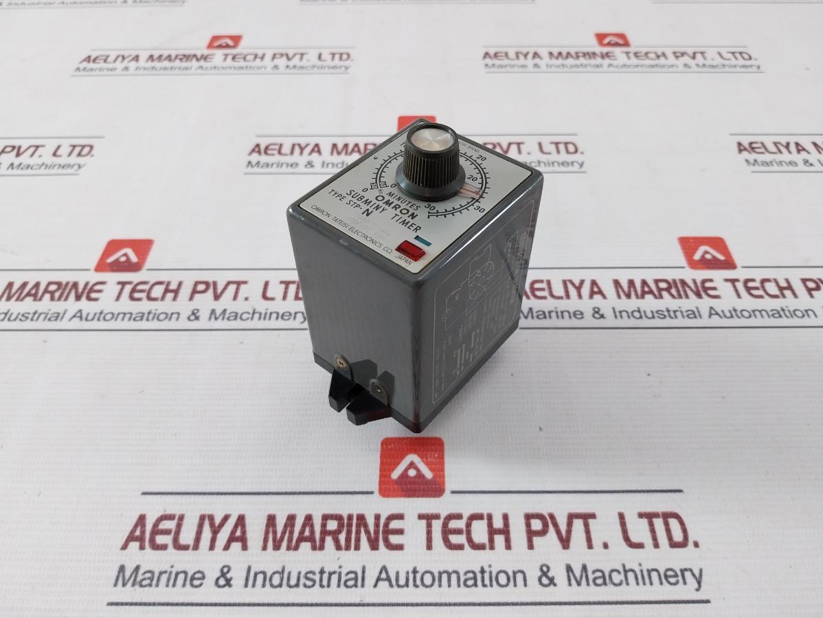 Omron Stp-n Subminy Motor-driven Timer Module 0-36 Minutes 220Vac 50/60Hz 6Va