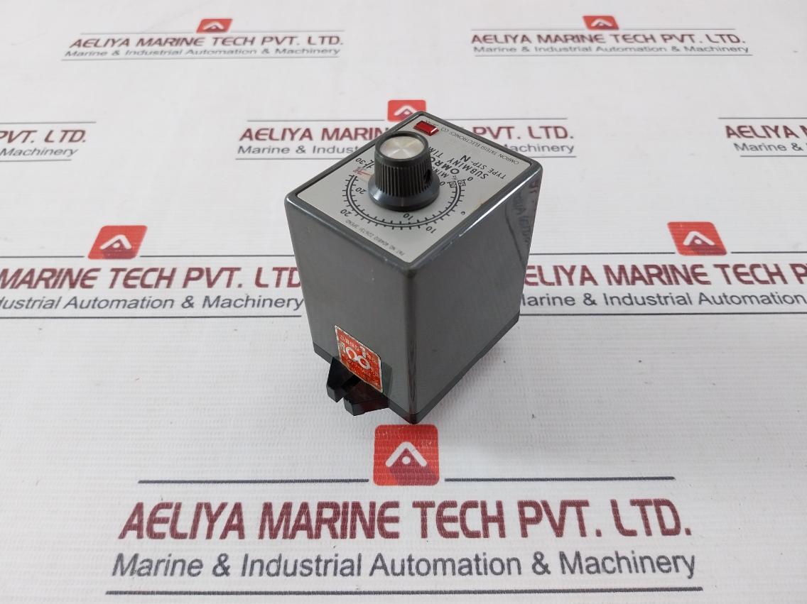 Omron Stp-n Subminy Motor-driven Timer Module 0-36 Minutes 220Vac 50/60Hz 6Va