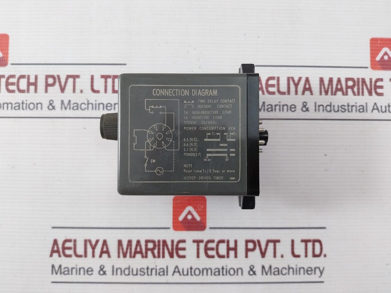 Omron Stp-n Subminy Motor-driven Timer Module 0-36 Minutes 220Vac 50/60Hz 6Va