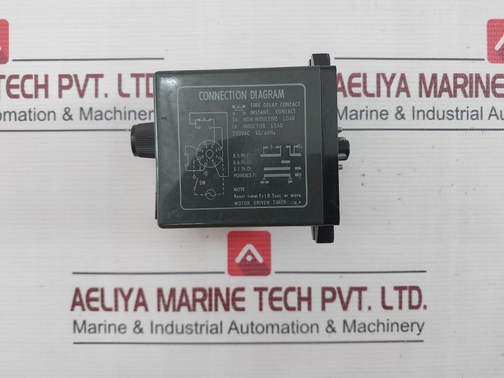 Omron Stp-n Subminy Motor-driven Timer Module 0-66 Seconds 100/110V 50/60Hz