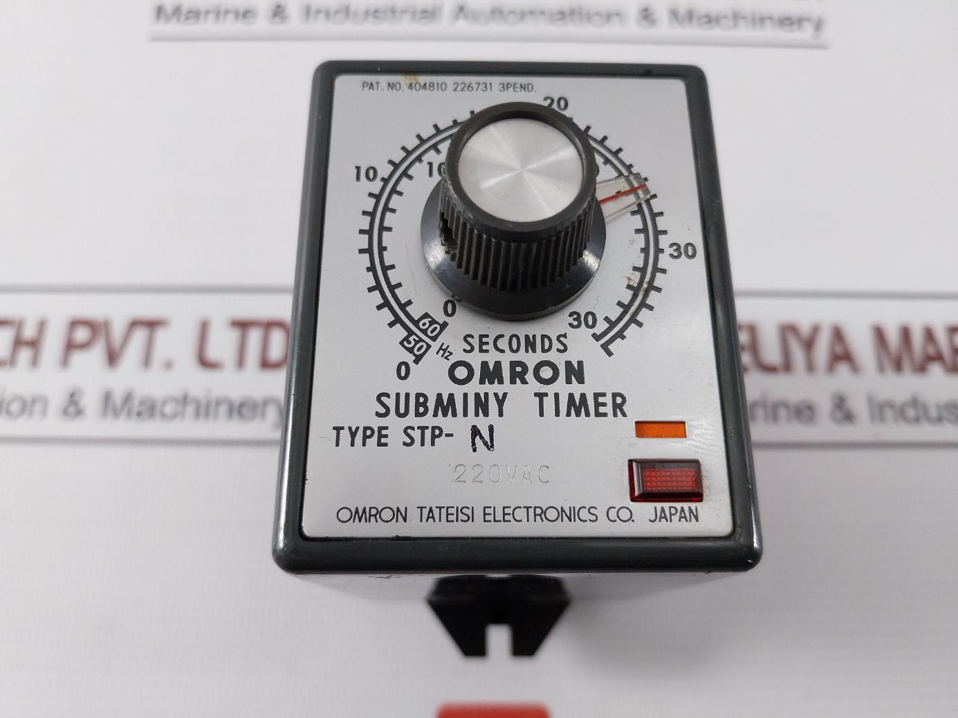 Omron Stp-n Subminy Motor-driven Timer Module 220V Ac 50/60Hz 6Va