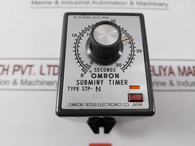 Omron Stp-n Subminy Motor-driven Timer Module 220V Ac 50/60Hz 6Va