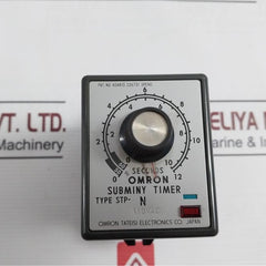 Omron Stp-n Subminy Timer 0-10 Second 60Hz 0-12Second 50Hz 220Vac 6Va