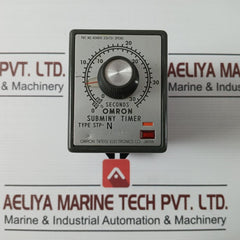 Omron Stp-n Subminy Timer 0-30 Sec 220Vac 50/60 Hz 6Va 0.5 Sec