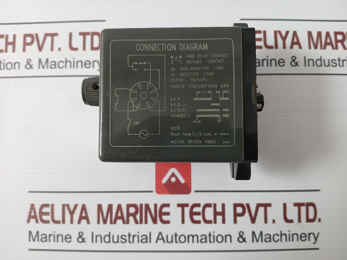 Omron Stp-n Subminy Timer 0-30 Sec 220Vac 50/60 Hz 6Va 0.5 Sec