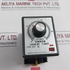 Omron Stp-n Subminy Timer 0-30 Sec 250Vac 50/60Hz