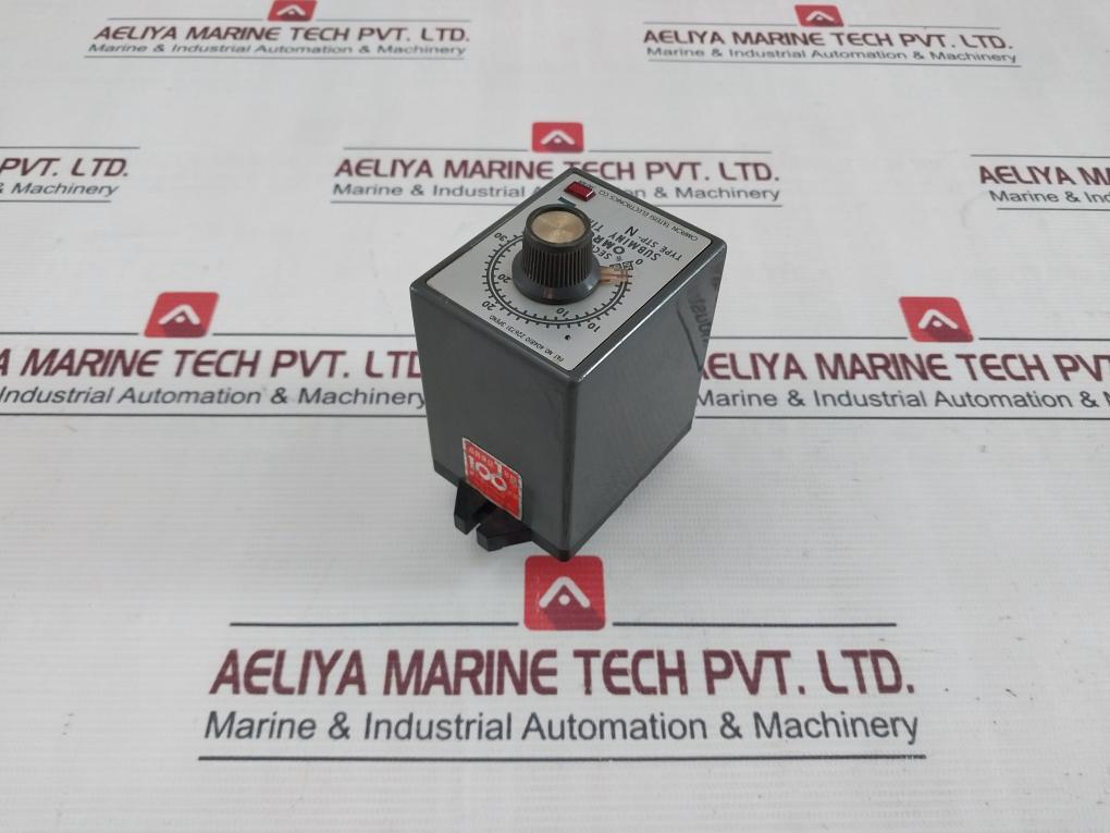 Omron Stp-n Subminy Timer 0-36 Seconds 100/110V 220Vac 50/60Hz 6Va 0.5 Sec