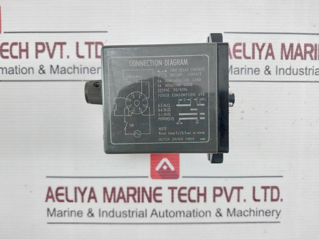 Omron Stp-n Subminy Timer 0-36 Seconds 100/110V 220Vac 50/60Hz 6Va 0.5 Sec