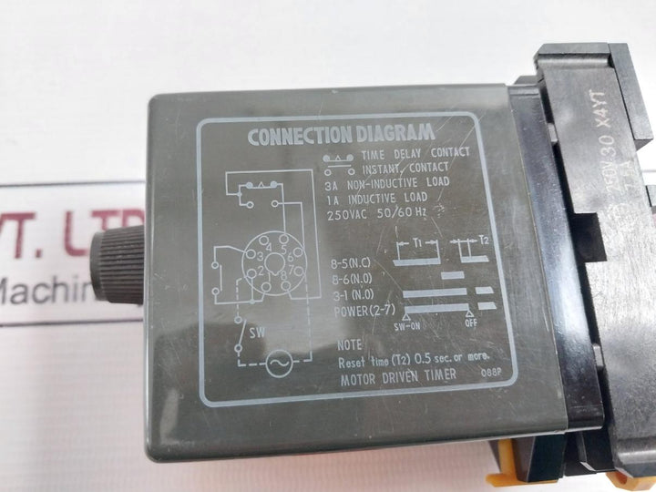 Omron Stp-n Subminy Timer 0 To 10 Sec 200/220V 60Hz 8Pfa