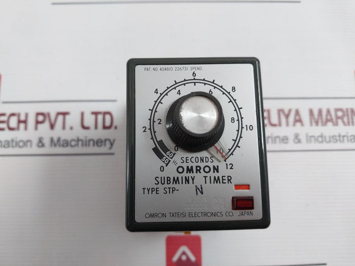Omron Stp-n Subminy Timer 0 To 10 Sec 200/220V 60Hz 8Pfa