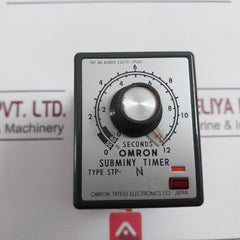 Omron Stp-n Subminy Timer 0 To 10 Sec 200/220V 60Hz 8Pfa