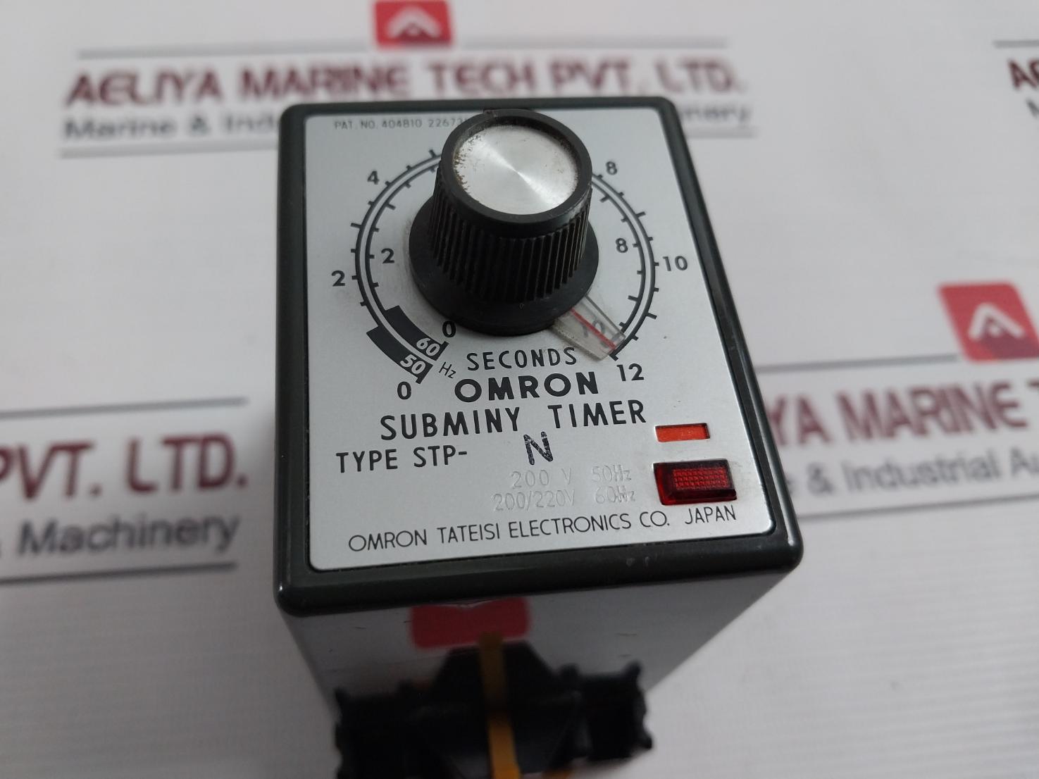 Omron Stp-n Subminy Timer 0 To 10 Sec 200/220V 60Hz 8Pfa