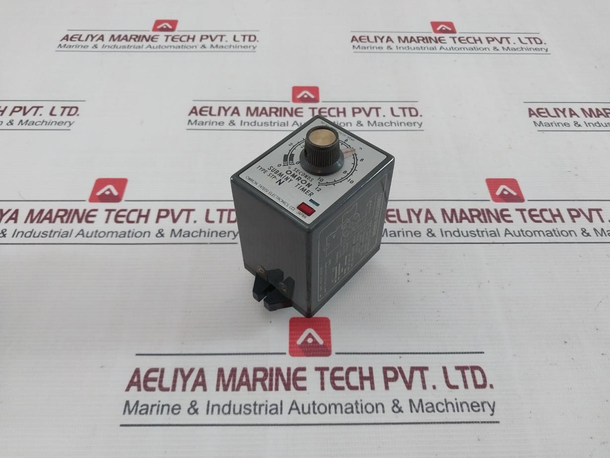 Omron Stp-n Subminy Timer 0 To 12 Seconds 100/110V 50/60Hz 6Va