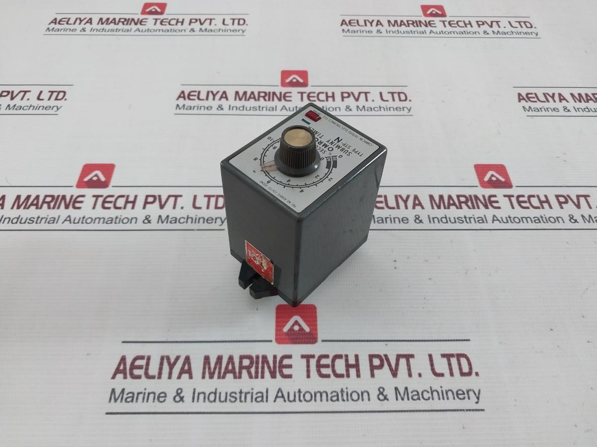 Omron Stp-n Subminy Timer 0 To 12 Seconds 100/110V 50/60Hz 6Va