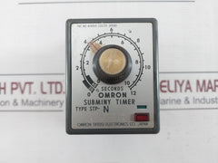Omron Stp-n Subminy Timer 0 To 12 Seconds 100/110V 50/60Hz 6Va