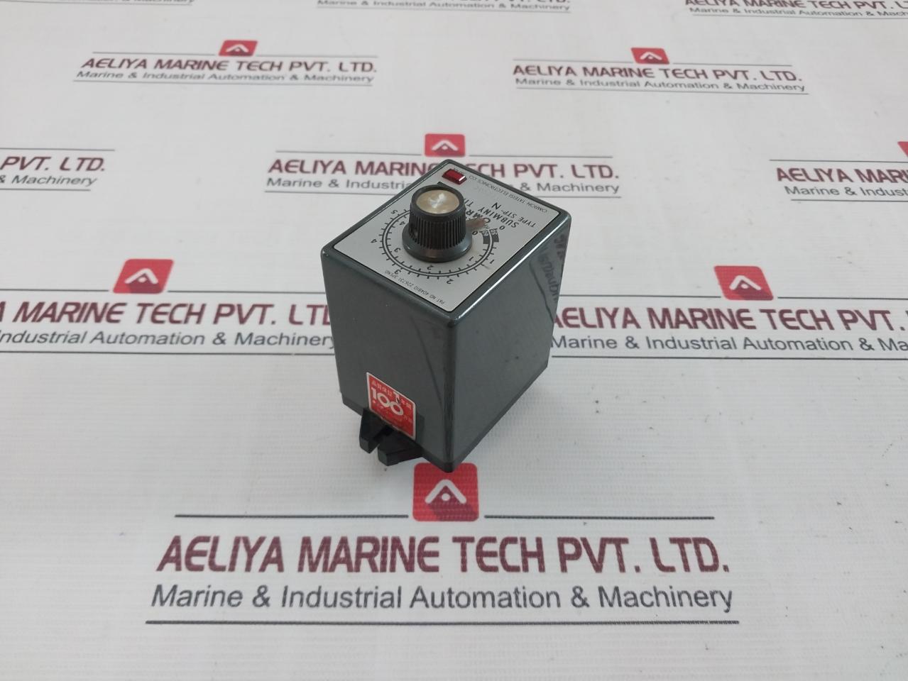 Omron Stp-n Subminy Timer 0 To 6 Seconds 110Vac 220Vac 50/60Hz