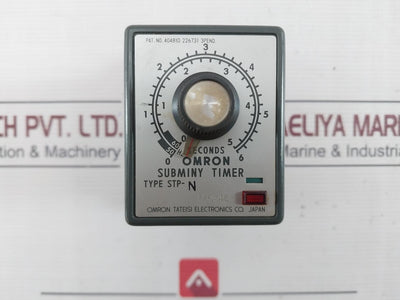 Omron Stp-n Subminy Timer 0 To 6 Seconds 110Vac 220Vac 50/60Hz