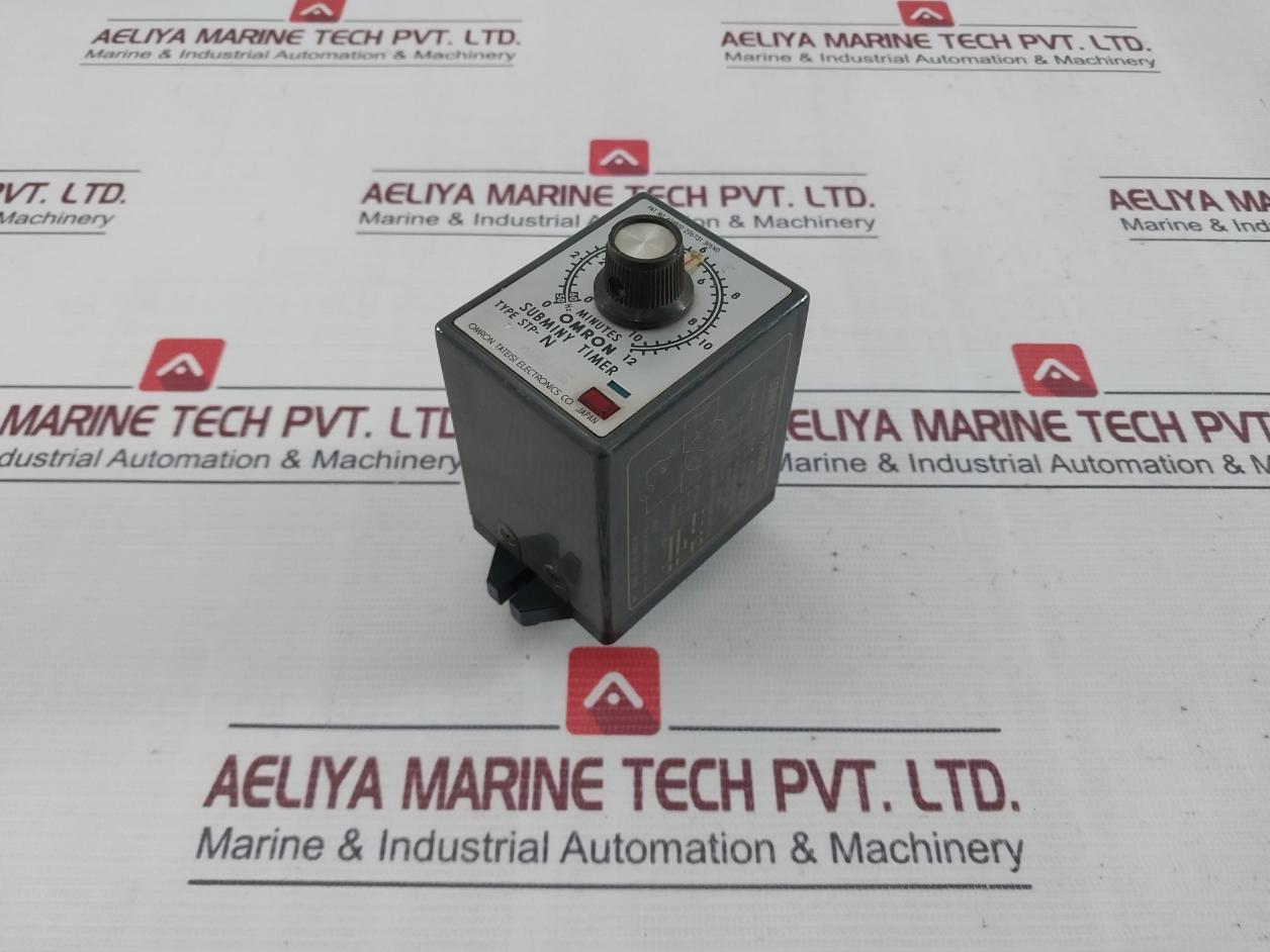Omron Stp-n Subminy Timer 100/110V 50/60Hz 6Va 0 To 12 Seconds