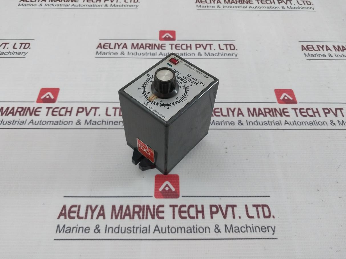 Omron Stp-n Subminy Timer 100/110V 50/60Hz 6Va 0 To 12 Seconds