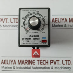 Omron Stp-n Subminy Timer 110Vac 0-210 Sec 50Hz 3A 220Vac 50/60Hz Stp-44A88L G