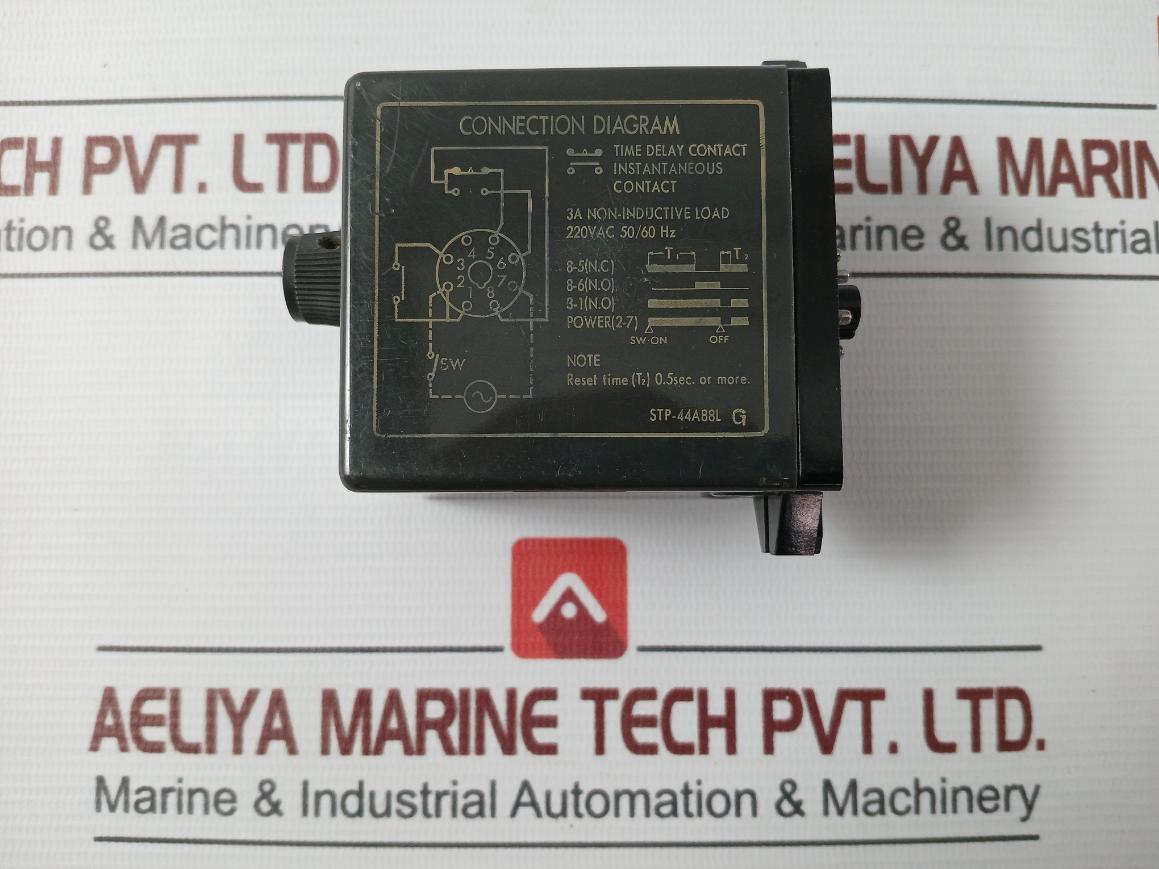 Omron Stp-n Subminy Timer 110Vac 0-210 Sec 50Hz 3A 220Vac 50/60Hz Stp-44A88L G