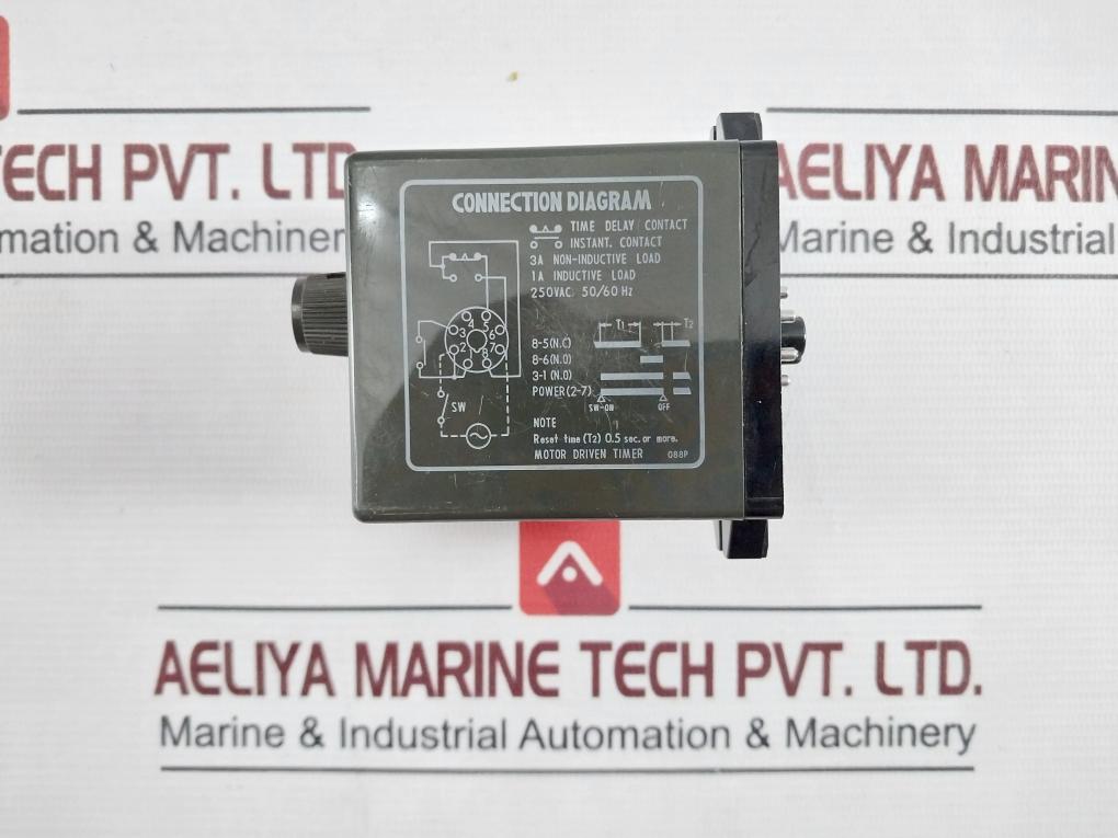 Omron Stp-n Subminy Timer 200/220V 250Vac 50/60Hz 0-60/70 Seconds 3A, 0.5 Sec