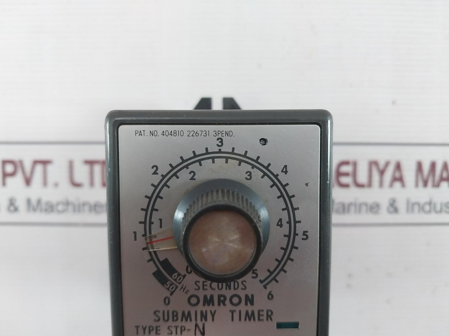 Omron Stp-n Subminy Timer 220Vac 50/60Hz 0 To 6 Seconds