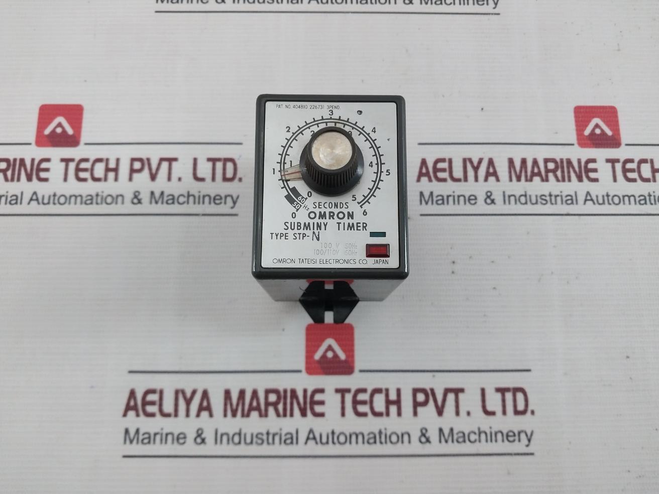 Omron Stp-n Subminy Timer 220Vac 50/60Hz 0 To 6 Seconds