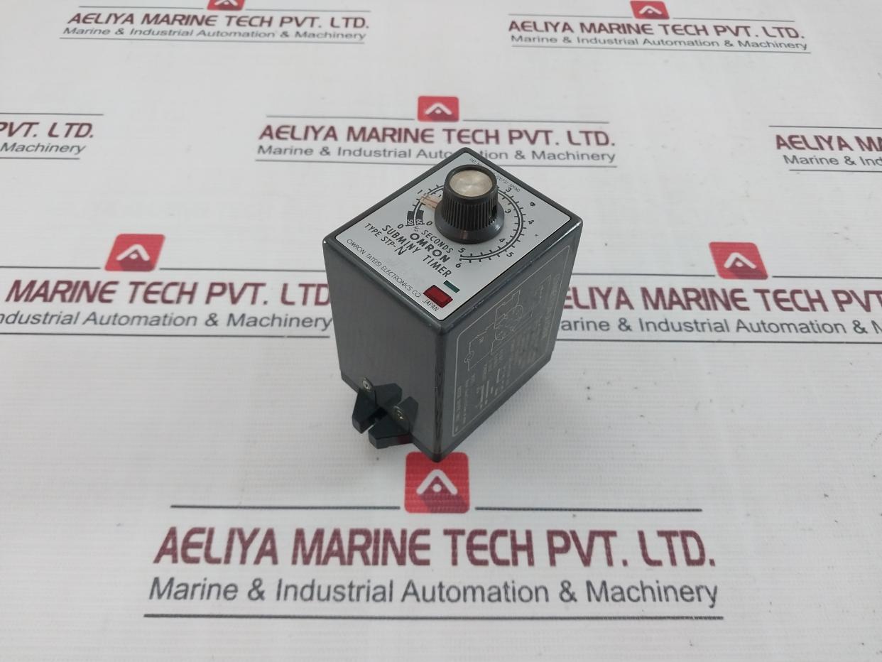 Omron Stp-n Subminy Timer 220Vac 50/60Hz 0 To 6 Seconds