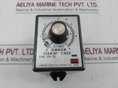 Omron Stp-n Subminy Timer 220Vac 50/60Hz 0 To 6 Seconds