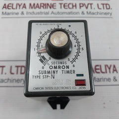 Omron Stp-n Subminy Timer 220Vac 50/60Hz 0 To 6 Seconds
