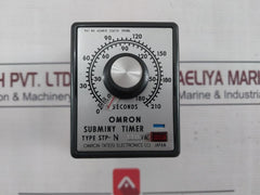 Omron Stp-n Subminy Timer Module 0-210 Seconds 0-180 Sec 220Vac 50/60Hz