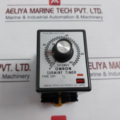 Omron Stp-n Subminy Timer With Socket 8Pfa 0-60/72 Seconds 250Vac 50/60Hz 7.5A
