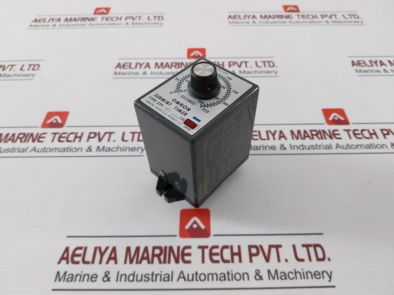 Omron Stp-nh Subminy Timer 110Vac 220Vac 50/60Hz 6Va 0-180 Seconds, 0-210 Sec