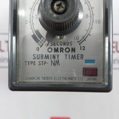 Omron Stp-nm Subminy Time Delay Relay Pat. No. 404810 226731 3Pend