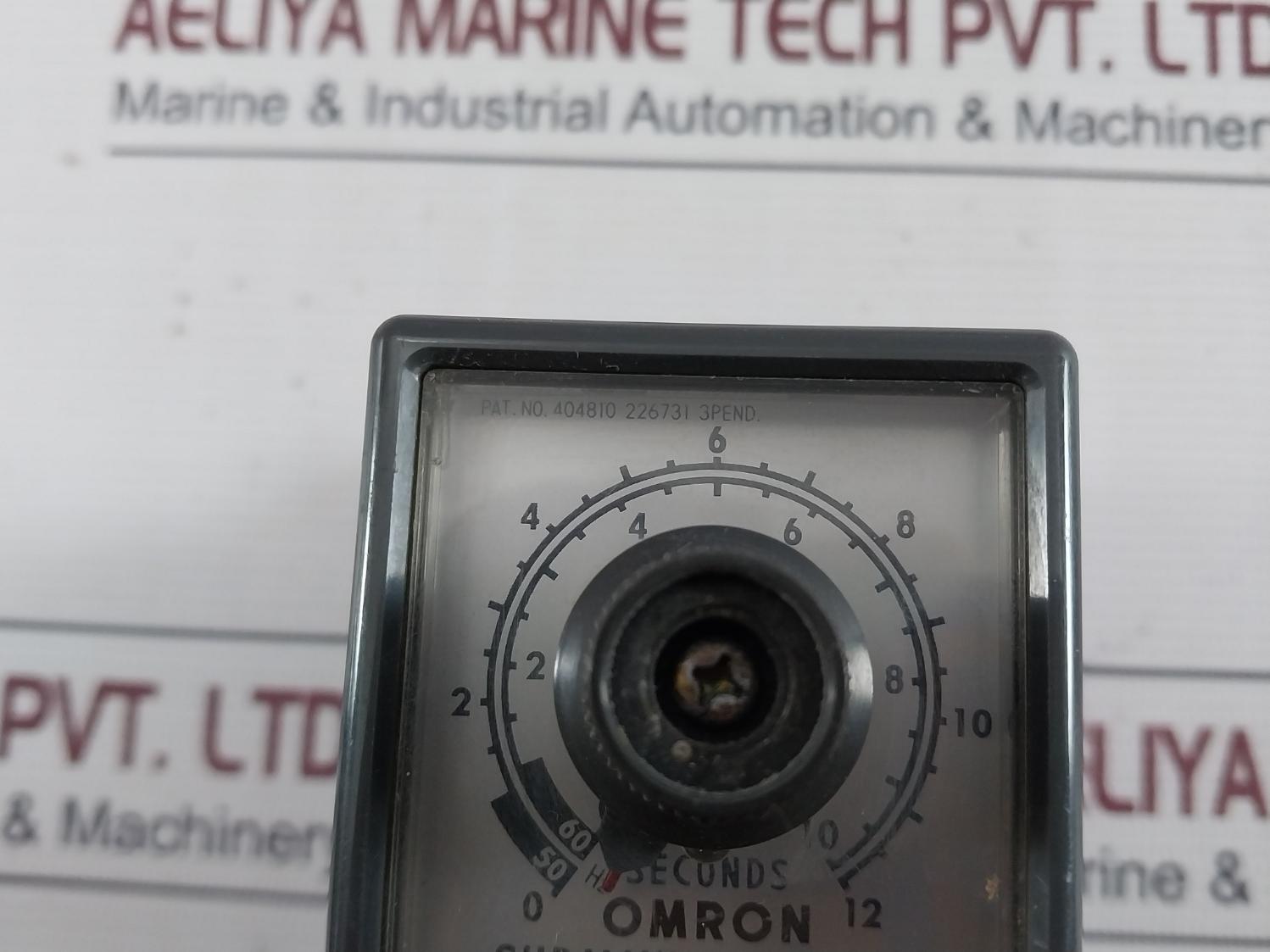 Omron Stp-nm Subminy Time Delay Relay Pat. No. 404810 226731 3Pend