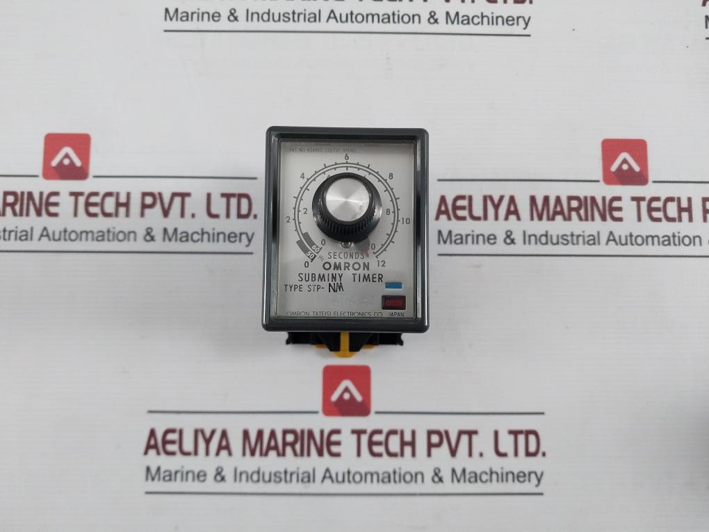 Omron Stp-nm Subminy Time Delay Relay With Base 250V 7.5A