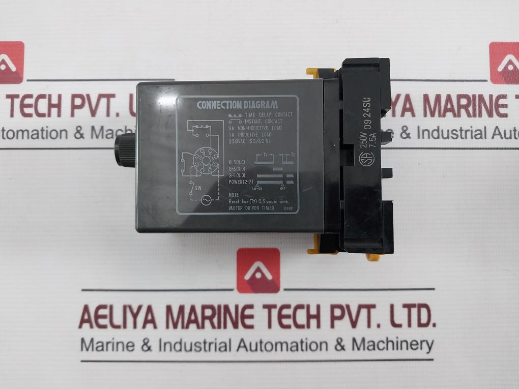 Omron Stp-nm Subminy Time Delay Relay With Base 250V 7.5A