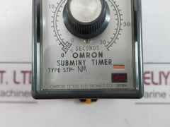 Omron Stp-nm Subminy Time Delay Relay With Base Pat. No. 404810 226731 3Pend