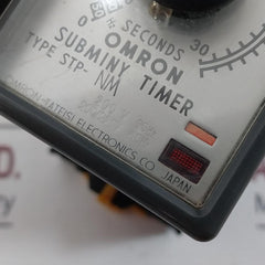 Omron Stp-nm Subminy Time Delay Relay With Base Pat. No. 404810 226731 3Pend