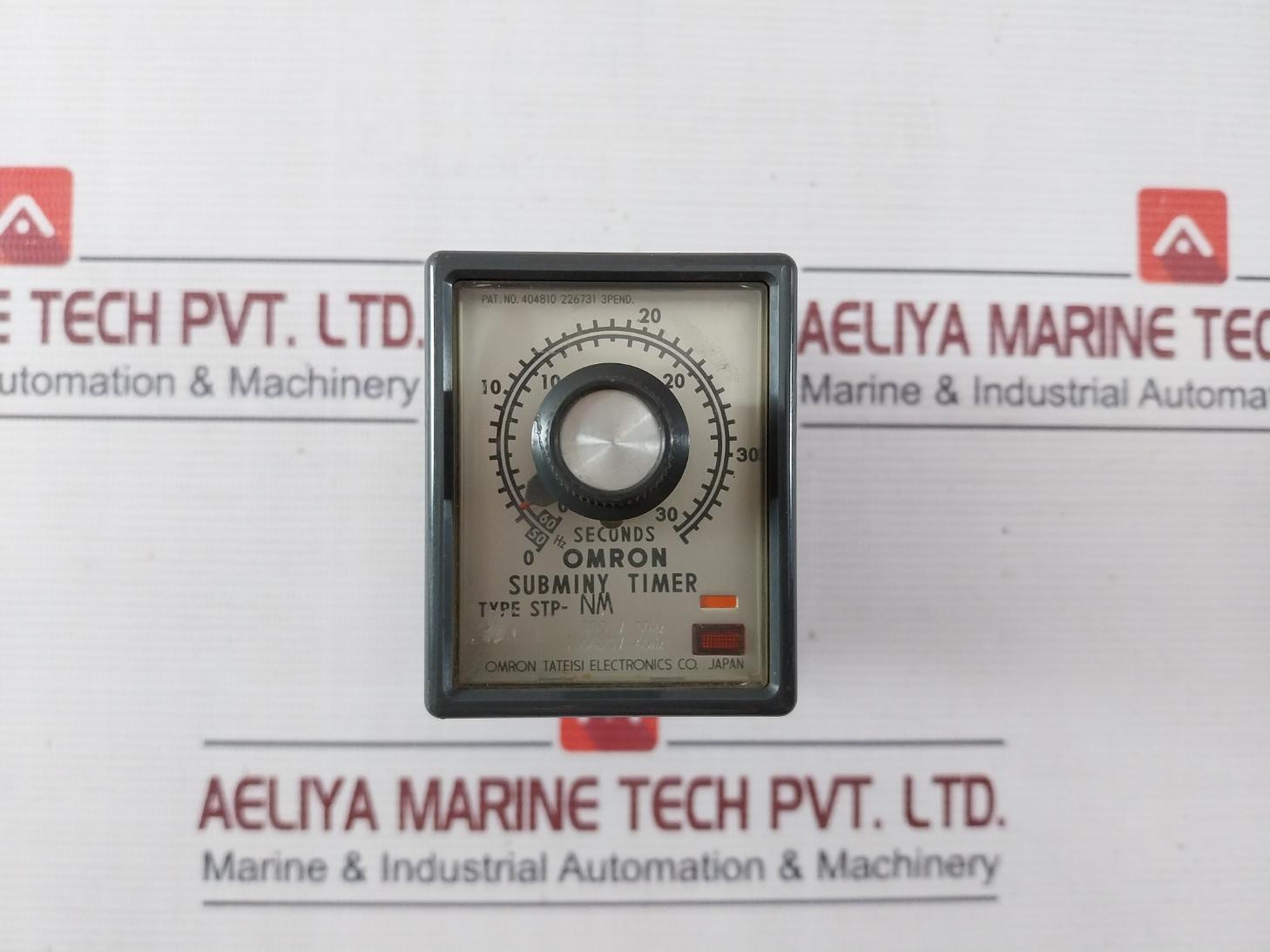 Omron Stp-nm Subminy Timer 0-36Sec 250Vac 50/60Hz 17X3N