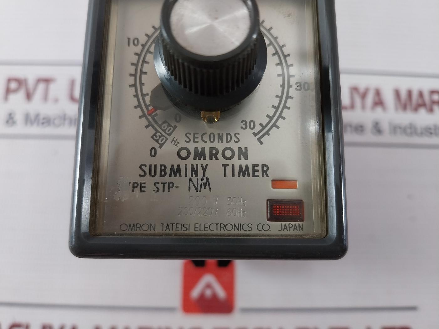 Omron Stp-nm Subminy Timer 0-36Sec 250Vac 50/60Hz 17X3N
