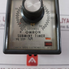 Omron Stp-nm Subminy Timer 0-36Sec 250Vac 50/60Hz 17X3N