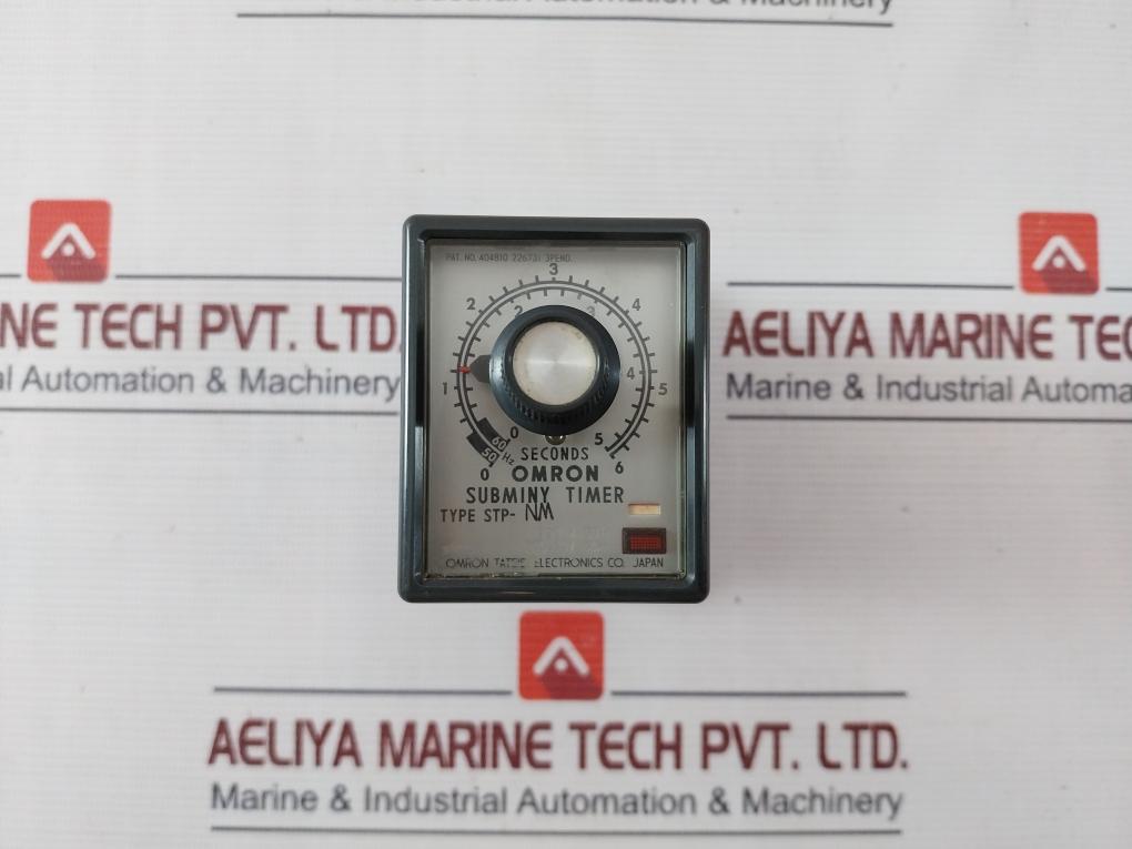 Omron Stp-nm Subminy Timer 0-6 Seconds 200/220V 250Vac 50/60Hz