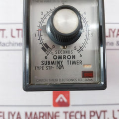 Omron Stp-nm Subminy Timer 0-6 Seconds 200/220V 250Vac 50/60Hz